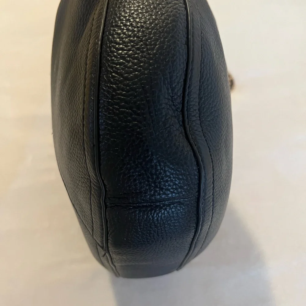 💚Michael Kors Black Leather Hobo Bag🩷